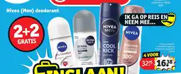 Kruidvat Nivea (Men) deodorant aanbieding