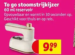 Kruidvat To go stoomstrijkijzer aanbieding