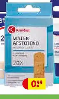 Kruidvat Kruidvat Waterbestendige Pleisterstrips aanbieding