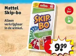 Kruidvat Mattel Skip-bo aanbieding