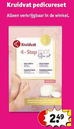 Kruidvat Kruidvat pedicureset aanbieding