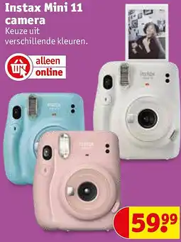 Kruidvat Instax Mini 11 camera aanbieding