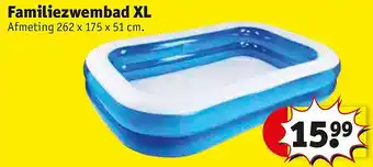 Kruidvat Familiezwembad XL aanbieding