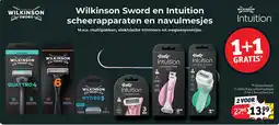 Kruidvat 2 x Intuition scheersysteem 2-in-1 Sensitive Care aanbieding