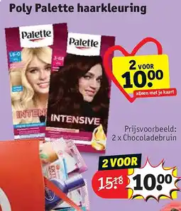Kruidvat Poly Palette haarkleuring aanbieding