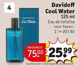 Kruidvat Davidoff Cool Water aanbieding