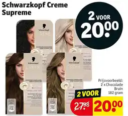 Kruidvat Schwarzkopf Creme Supreme aanbieding