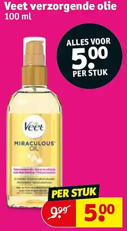 Kruidvat Veet verzorgende olie aanbieding