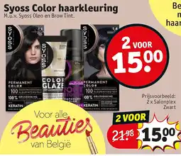 Kruidvat Syoss Color haarkleuring aanbieding