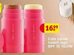 Kruidvat Cala bassa beach legs SPF 50 GLOW aanbieding