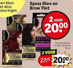 Kruidvat Syoss Oleo en Brow Tint aanbieding