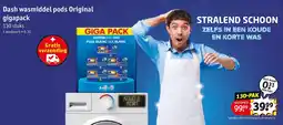 Kruidvat Dash wasmiddel pods Original gigapack aanbieding