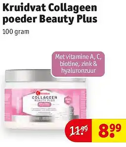 Kruidvat Kruidvat Collageen poeder Beauty Plus aanbieding