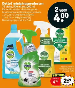 Kruidvat Dettol reinigingsproducten aanbieding