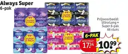 Kruidvat Always Super aanbieding