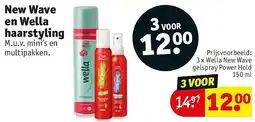 Kruidvat New Wave en Wella haarstyling aanbieding