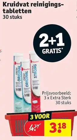 Kruidvat Kruidvat reinigingstabletten aanbieding