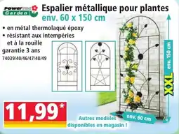 Norma Power Garden Espalier Métallique Pour Plantes aanbieding