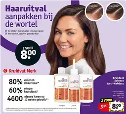 Kruidvat Kruidvat Science Anti-Hairloss aanbieding