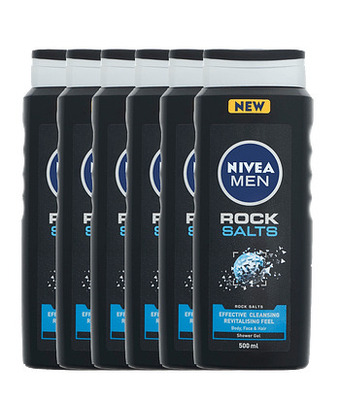 Nivea Men Rock Salts Douchegel Voordeelverpakking