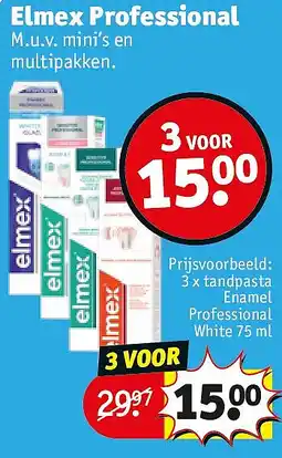 Kruidvat Elmex Professional aanbieding