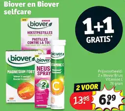 Kruidvat 2 x Biover Bruis Vitamine C aanbieding