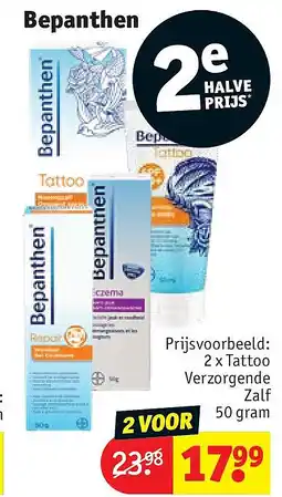 Kruidvat 2 x Tattoo Verzorgende Zalf aanbieding