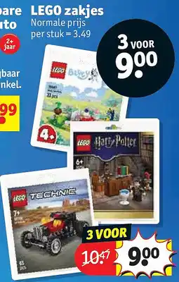 Kruidvat LEGO zakjes aanbieding