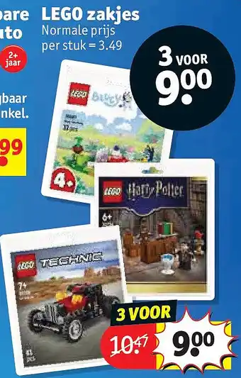Kruidvat LEGO zakjes aanbieding