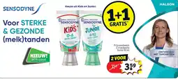 Kruidvat 2 x tandpasta Junior aanbieding