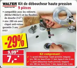 Norma Walter Kit De Déboucheur Haute Pression aanbieding