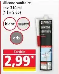 Norma Kraft Silicone Sanitaire aanbieding