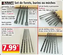 Norma Kraft Set De Forets, Burins ou Mèches aanbieding