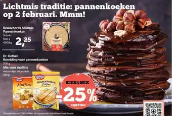 Spar Dr. Oetker Bereiding voor pannenkoeken aanbieding