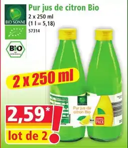Norma Pur jus de citron Bio aanbieding