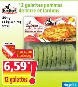 Norma Kauffer's 12 galettes pommes de terre et lardons aanbieding