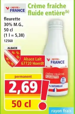 Norma Crème fraîche fluide entière aanbieding