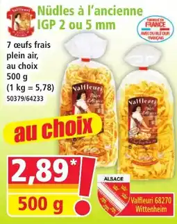 Norma Nüdles à l'ancienne IGP 2 ou 5 mm aanbieding