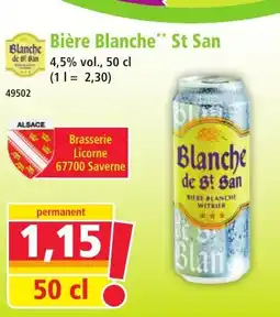 Norma Bière Blanche St San aanbieding