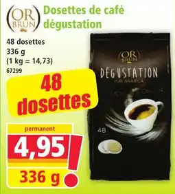 Norma Dosettes de café dégustation aanbieding