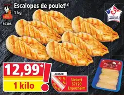 Norma Escalopes de poulet aanbieding