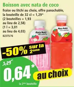 Norma Boisson avec nata de coco aanbieding