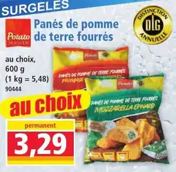 Norma Panés de pomme de terre fourrés aanbieding