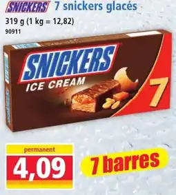 Norma Snickers 7 snickers glacés aanbieding