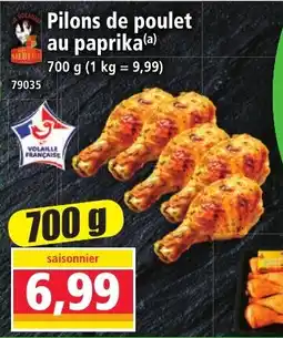 Norma Pilons de poulet au paprika aanbieding
