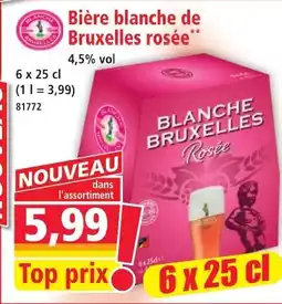 Norma Bière blanche de Bruxelles rosée aanbieding