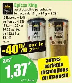 Norma Epices King aanbieding