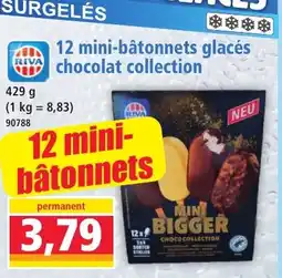 Norma Riva 12 mini-bâtonnets glacés chocolat collection aanbieding