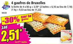 Norma Dely 4 gaufres de Bruxelles aanbieding