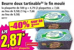 Norma Beurre doux tartinable le fin moulé aanbieding